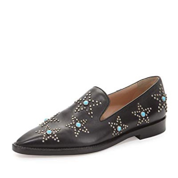 Valentino Garavani Shoes - Valentino Star-Studded Loafers
